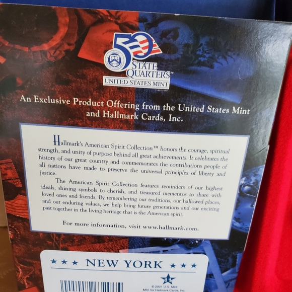 American Spirit Collection,  50 State Quarter Ornament - New York 2001 - Picture 7 of 8